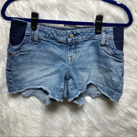 GAP Pants - Gap stretch denim maternity shorts 4